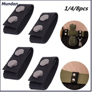 MUNDAN 1/4/8Pcs Belt Buckle  Double Snaps Outdoor Nylon Strap