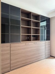 隱形床櫃 Hidden bed cabinet 翻床 抽拉床 衣櫃一體床 Customized bed  儲物床 連衣櫃一體床 榻榻米 可訂造 tatami 折疊床 多功能定制壁床 床櫃一體 儲物櫃 