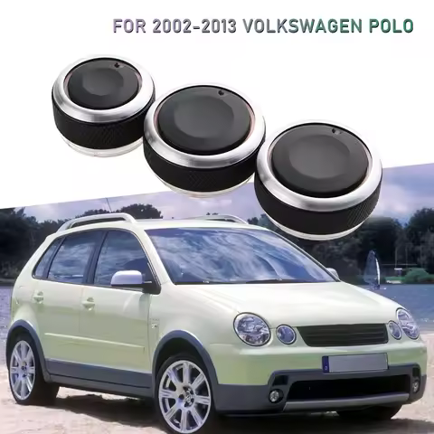 Car Air Conditioning Knob Heat Control Switch Button Knob for Volkswagen VW POLO 9N 9N3 6R Polo 2004