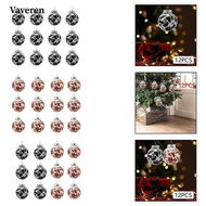 [Predolo3] Set of 12 Christmas Balls with Cow Pattern, Rustic And Country Western Decorations, Made 