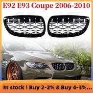 Front Kidney Grill, Front Hood Diamond Grille Meteor Grill For 3 Series E92 E93 Coupe 2006-2010 Glos