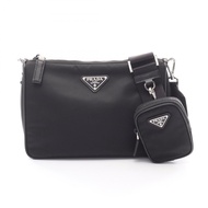 【二手】Prada PRADA 單肩包 TESSUTO SAFFIANO 2VH1132DMHF0002 尼龍 Saffiano 皮革單肩包 男女通用 全新
