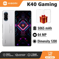 NEW Xiaomi Redmi K40 Gaming Edition โทรศัพท์มือถือของแท้ สมาร์ทโฟนสำหรับเล่นเกมแอนดรอยด์11 MIUI 12.5 Octa Core Global ROM 67W ชาร์จเร็ว