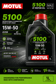 MOTUL 5100 15W-50 4T MOTOR OIL 1L