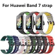 現貨  快速發貨 88適用于華為手環7雙色硅膠表帶 huawei band 7 雙色硅膠手環7表帶