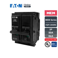 Eaton Miniature Circuit Breaker (MCB) 50A 2P Characteristic: C 6kA HQPI-2050R6 |