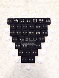 🈹Chanel 經典CC耳環 mini cc 耳環 經典耳迷你CC環圓形耳環心心耳環星星耳環垂吊耳環珍珠耳環classic mini cc earrings 銀色淡金色黑色愛心耳環閃石耳環冇石耳環