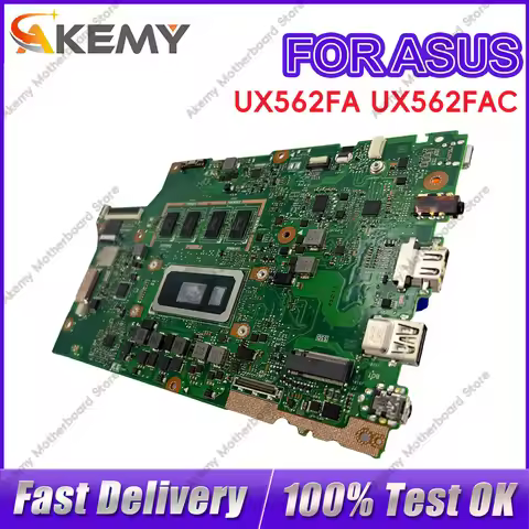UX562FA Laptop Motherboard For ASUS ZenBook Q562F UX562 Q562FDX UX56IQ Notebook Mainboard With 10th 