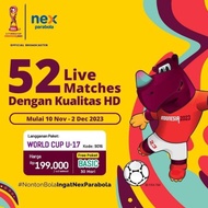 Nex Parabola Paket World Cup U-17 Indonesia Free Paket Basic 1 Bulan