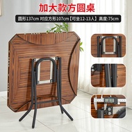 Home Foldable Table Square Foldable8Simple Round Factory Folding Table Dining Table for Small Apartm
