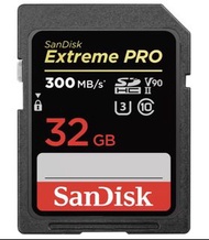SanDisk Extreme PRO SDHC and SDXC UHS-II cards 300mb/s 32/64/128GB