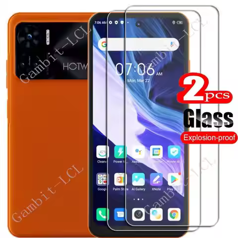2PCS FOR Hotwav Note 12 6.8" HD Tempered Glass Protective On HotwavNote12 Note12 Screen Protector Fi
