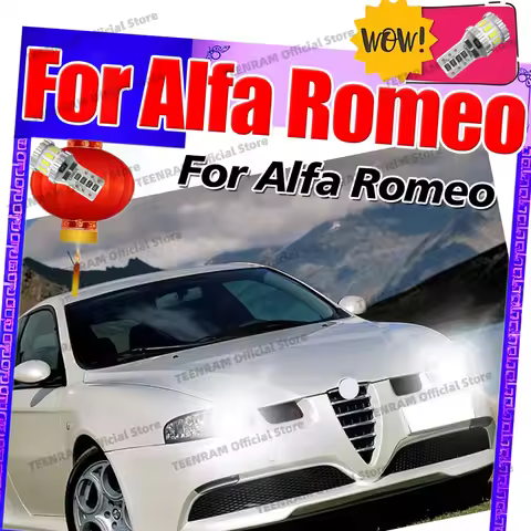 2x 6000K Parking Lamps T10 W5W 168 License Plate Lights For Alfa Romeo 147 156 159 166 Brera Giulia 