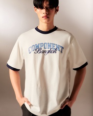 COMPONENT BANGKOK LOGO RINGER T-SHIRT - WHITE