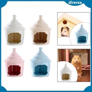 [Direrxa] Ceramic Hamster Habitat Hideout, Hamster House Pet Sleeping Huts Hamster Habitat for Chinchilla