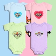 The Cartoon Girls Newborn Cotton Onesie Cute Cartoon Girl Romper Twins Baby Clothes
