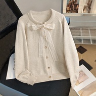 Plus Size 1XL-5XL Autumn Winter Warm Women Knit Sweater Cardigan Casual Long Sleeves Fall Clothing