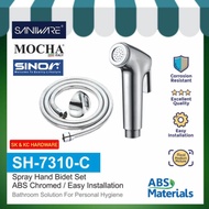 Bidet Spray Set Stainless Steel Hand Bidet Two Way Tap Fauset Bathroom Fauset Toilet Hose Pipe Toile