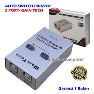 AUTO SWITCH PRINTER 2 PORT GAIN TECH / USB SHARING SWITCH PRINTER 2 PORT GAINTECH - AUTO SWITCH PRIN
