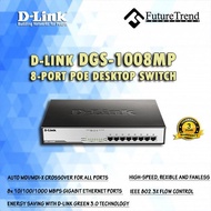 D-Link DGS-1008MP 8-Port PoE Desktop Switch