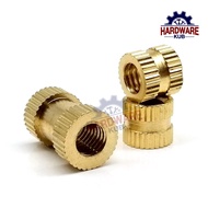 Set Of 100 BRASS Thread M6 M8 for 3D Printing/Nut Insert 3D PRINTED PART GB809
