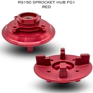 ENKE1 FG1 RS150 CNC ALLOY SPROCKET HUB SET RS150 CLUCTH HUB RUMAH SPOKET BEARING AND OIL SEAL INCLUD