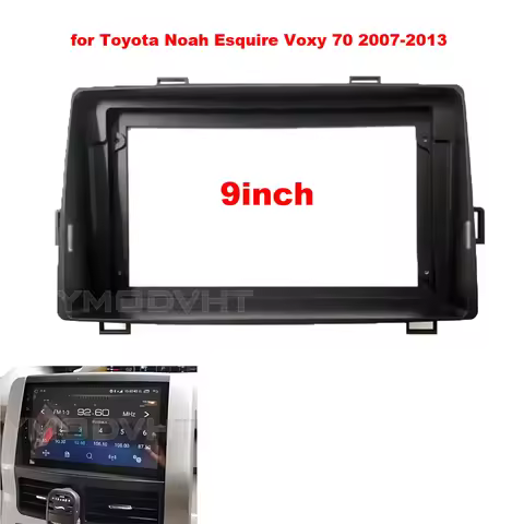 9inch Car Radio Fascia for Toyota Noah Esquire Voxy 70 2007-2013DVD Stereo Frame Plate Mounting Dash