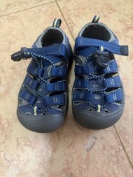 KEEN 藍色涼鞋 護趾童鞋