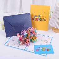 3D Happy Birthday Card - Cute and exquisite high-end 3D birthday greeting card - Happy Birthday 3D