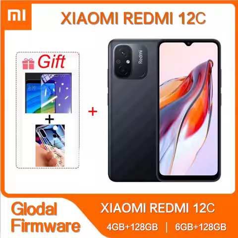 Original Xiaomi Redmi 12C 6GB 128GB 5000mAh High-capacity Battery Helio G85 Octa Core 50MP 6.71'' 4G