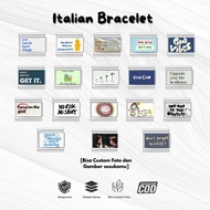 Italian Bracelet Charm Quotes Positive Charm italian bracelet