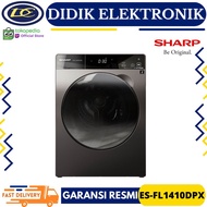 Mesin Cuci Sharp Es-Fl1410Dpx Wash 10,5 Kg Dry 7 Kg Esfl1410Dpx Fl1410