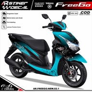 Stiker Decal Freego 2023 New Full Body Stiker Yamaha Freego Connected 2023