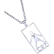 C-R-7 Loket Bintang NO.7 Kalung Loket Perak Premium Keluli Tahan Karat