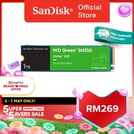 WD Green™ SN350 NVMe™ Internal SSD Storage (500GB/ 1TB/ 2TB)