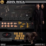 順豐到付$1450 / 絕版正貨 / Mezco One Exclusive 1:12 可動布衣 / John Wick Chapter 2 Deluxe Edition / Keanu Charle