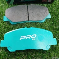 ผ้าเบรค nsports mspec Honda jazz city freed civic fd prospec