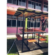 meja buai swing table gazebo