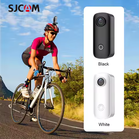 SJCAM C100 Plus Action Camera 4K EIS Cycling Monitoring Device 30M Waterproof 2.4G WiFi Sport Cam Bi