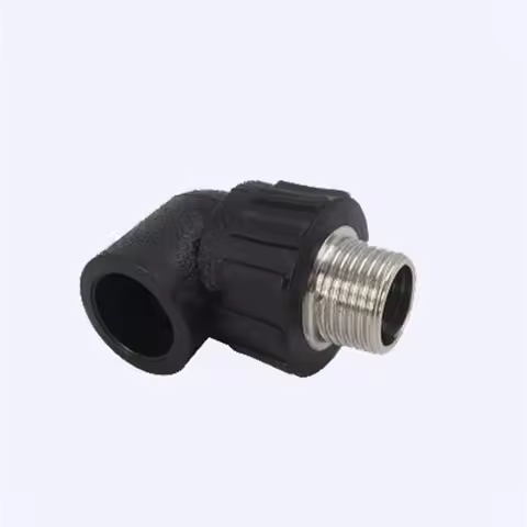 PE Pipe Fittings 4 points 1 inch Socket Type External Wire Elbow 25 40 50 63 External Wire Tooth Elb