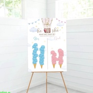 zebeaa. Gender Reveal Games for Guests Baby Shower Reveal Games Gender Voting Poster