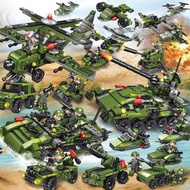 ZHBO Mainan Anak Laki-laki Bricks Lego Polisi SWAT 585Pcs 3D Puzzle Susun Edukasi Mainan kapal induk