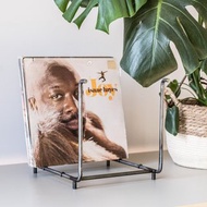 極簡黑膠唱片架 手工原鋼 LP 收納架，開放式框架