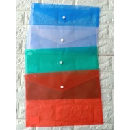 Stok Sedia Fail Butang Astar A4/Astar A4 Transparent Document Button Bag/Button File