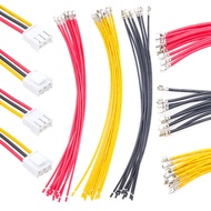 Keszoox Jst VH 3.96MM 3 Pin Connector Socket Kit Total 8 Sets with 24Pcs 210MM 18AWG Pre-Crimped Cab