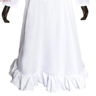 New Creation Halloween Annabelle  Horror Doll White Dress Cosplay Costume Fancy Dress