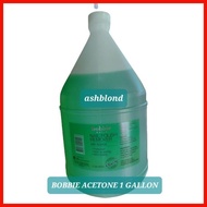 ∈ ◹ ♙ 1 GALLON Bobbie Green acetone Classic Manicure Pedicure NAILs acetone 2NAil