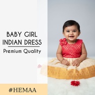 Baby girl Indian dress . Traditional indian look baby girl dress