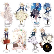 Violet evergarden Transparent acrylic Model Stand for Cosplay