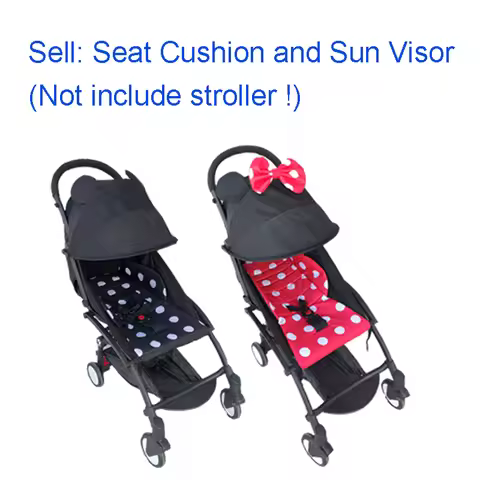 Baby Stroller Accessories Canopy Hood Sunshade and Mattress Seat Cushion For 175° Babyzen Yoyo Yoyo2
